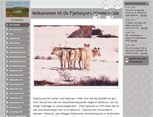 Tablet Screenshot of os-fjellstyre.net